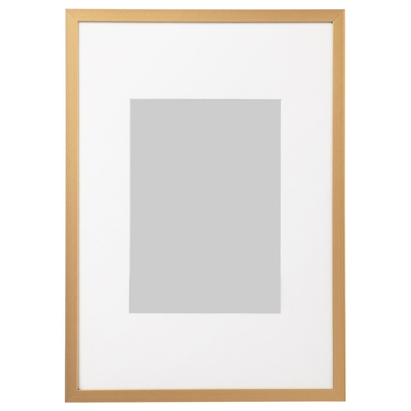 IKEA LOMVIKEN ramka, złoty kolor, 21x30 cm
