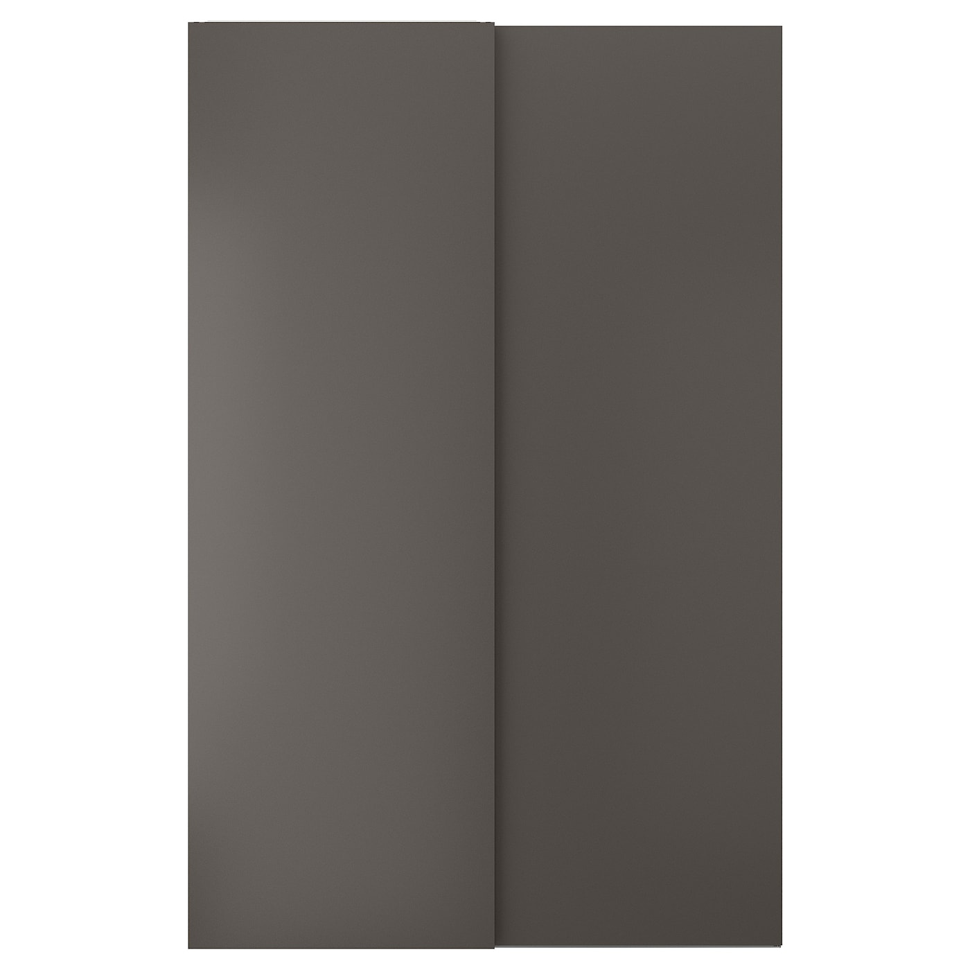 IKEA HASVIK Drzwi przesuwne, ciemnoszary, 150x236 cm