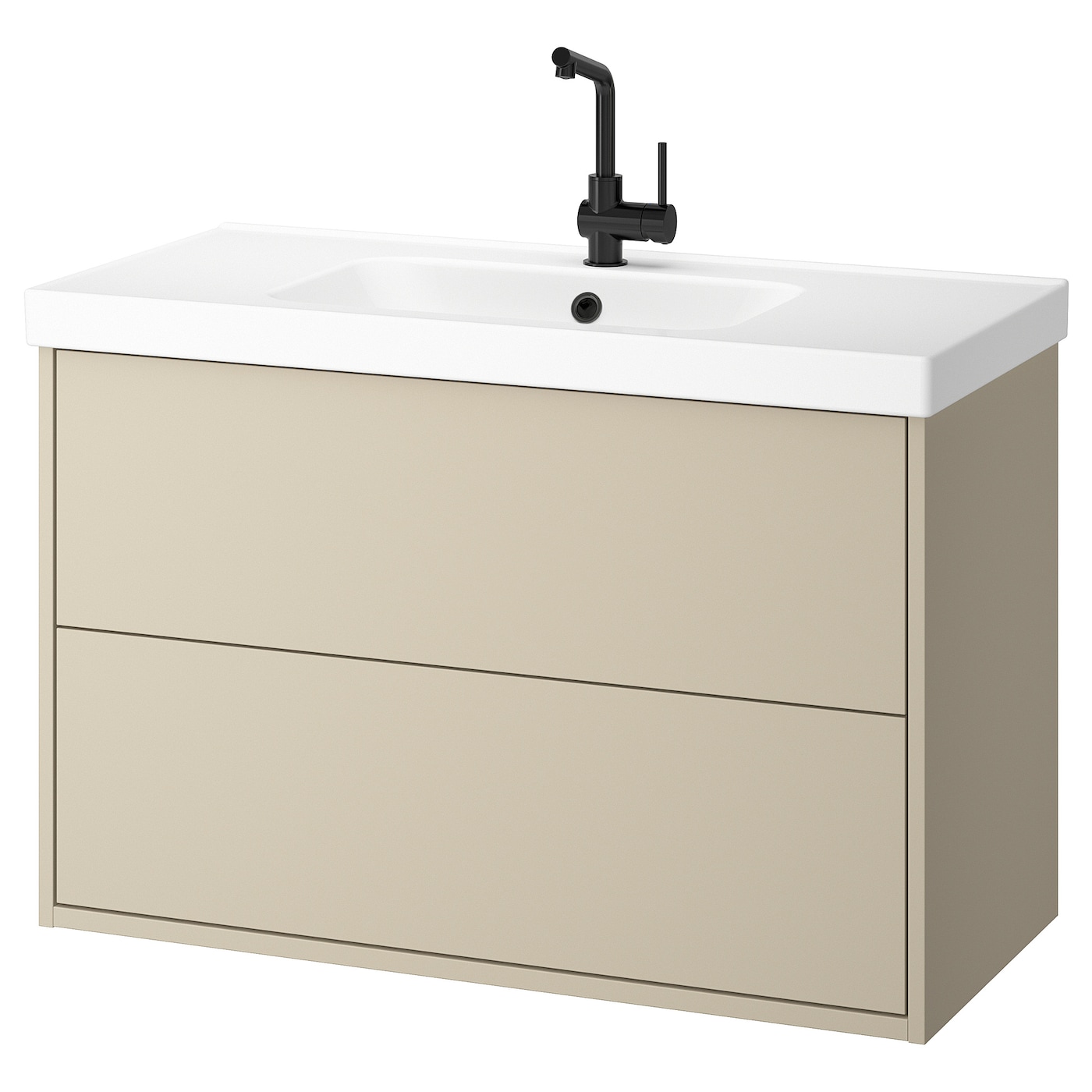 IKEA HAVBÄCK / ORRSJÖN szaf umyw z szufladami/umyw/bateria, beżowy, 102x49x69 cm
