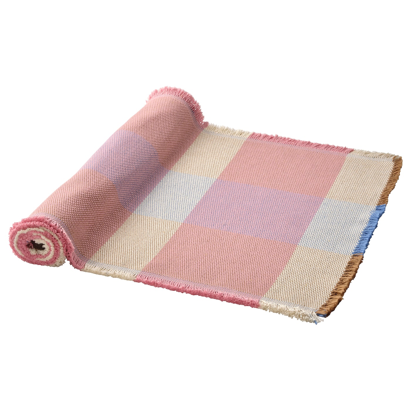 IKEA STRANDFLOKA Bieżnik, wzór/wielobarwny, 35x130 cm