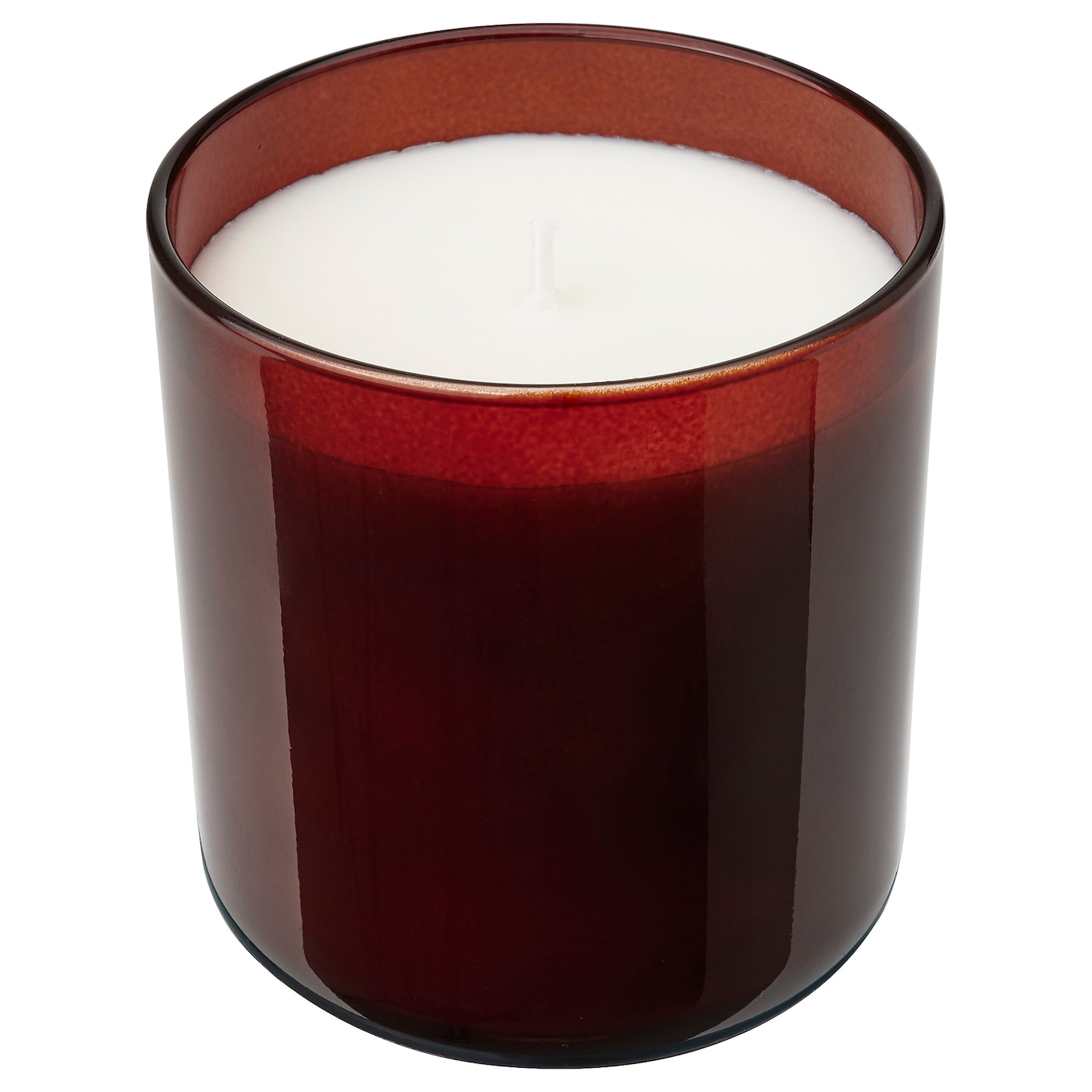 IKEA STÖRTSKÖN świeca zapachowa w szkle, jagody/czerwony, 50 godz.