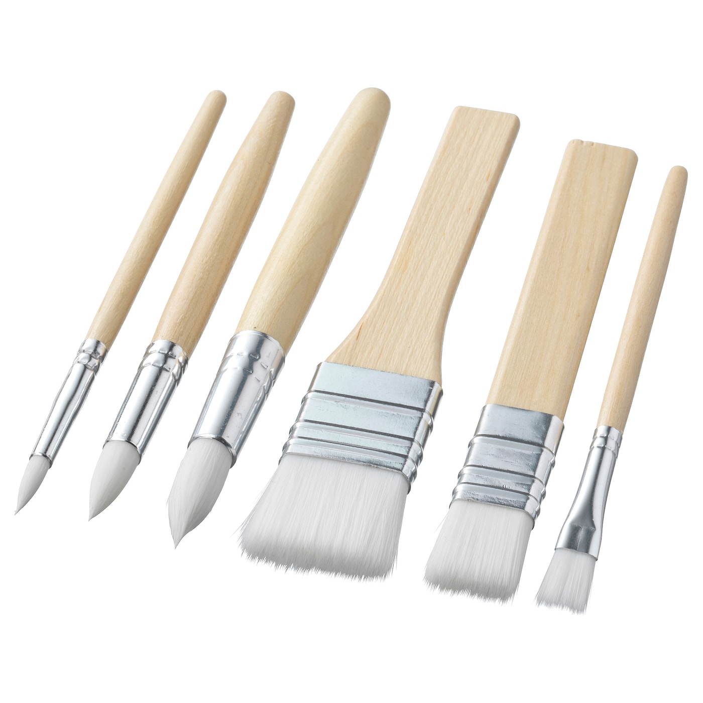 IKEA MÅLA komplet pędzelków, 6 szt.