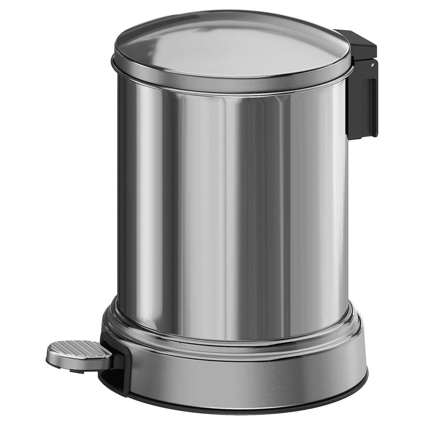 IKEA BROFJÄRDEN kosz na odpady, efekt chromowania, 4 l