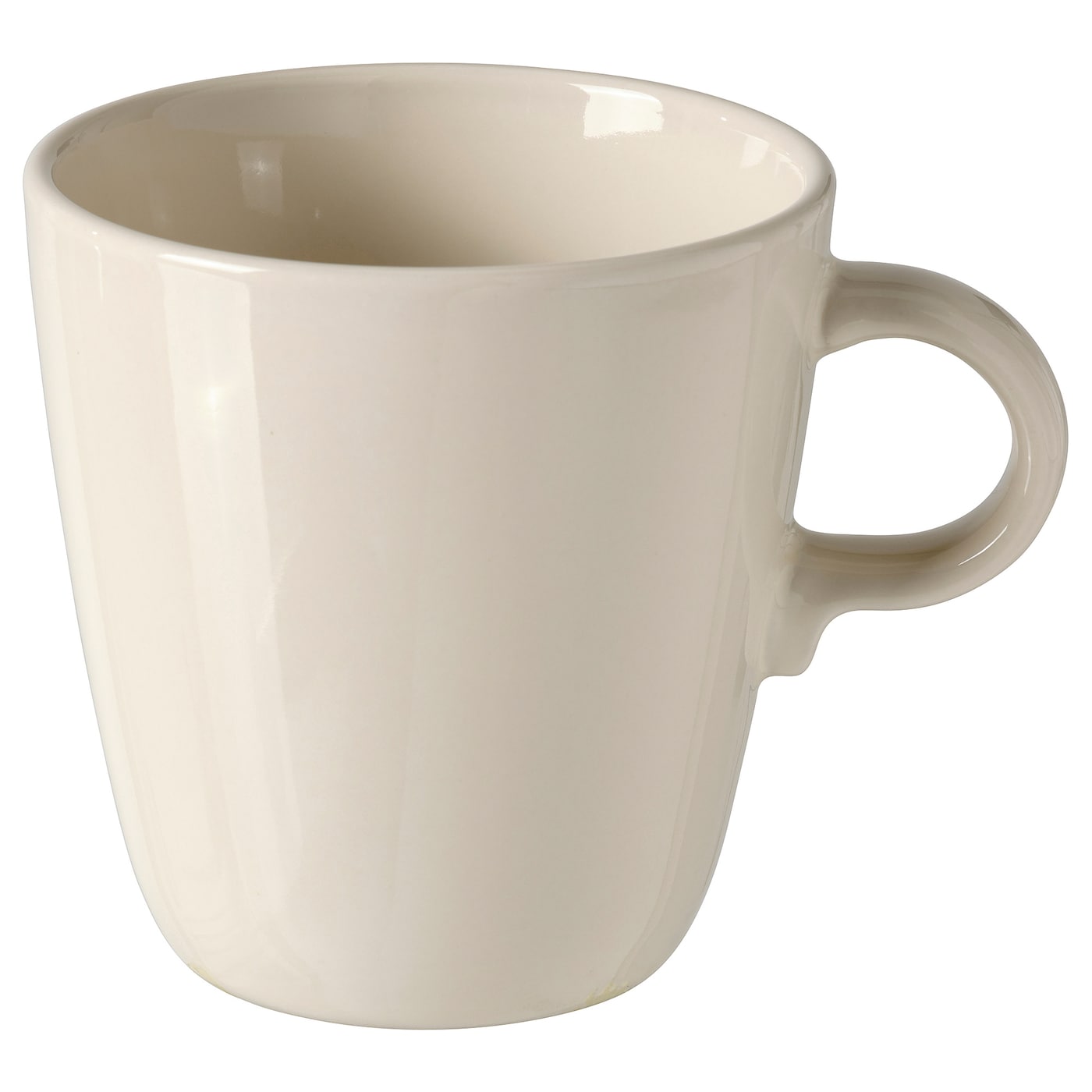 IKEA FÄRGKLAR kubek, z połyskiem beżowy, 37 cl
