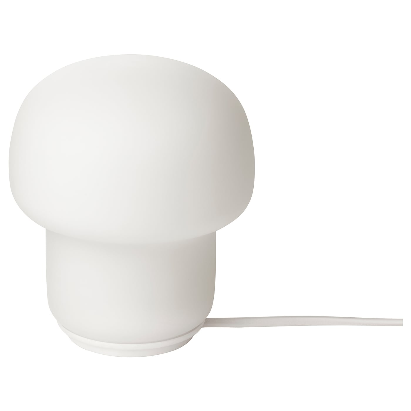 IKEA TOKABO lampa stołowa, szkło opalowa biel, Maks.: 4.4 Wat