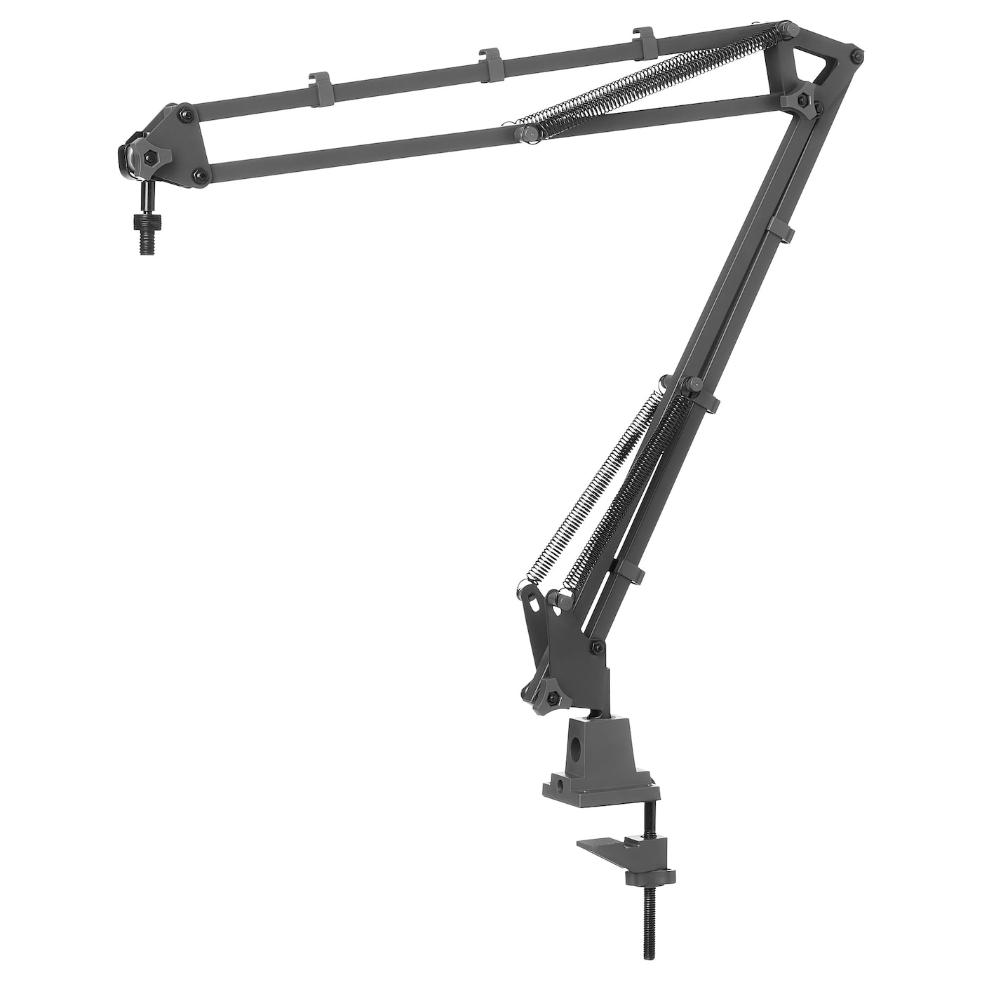IKEA LÅNESPELARE statyw mikrofonu, z mocowaniem śrubowym/antracyt, Maksymalne obciążenie: 1 kg
