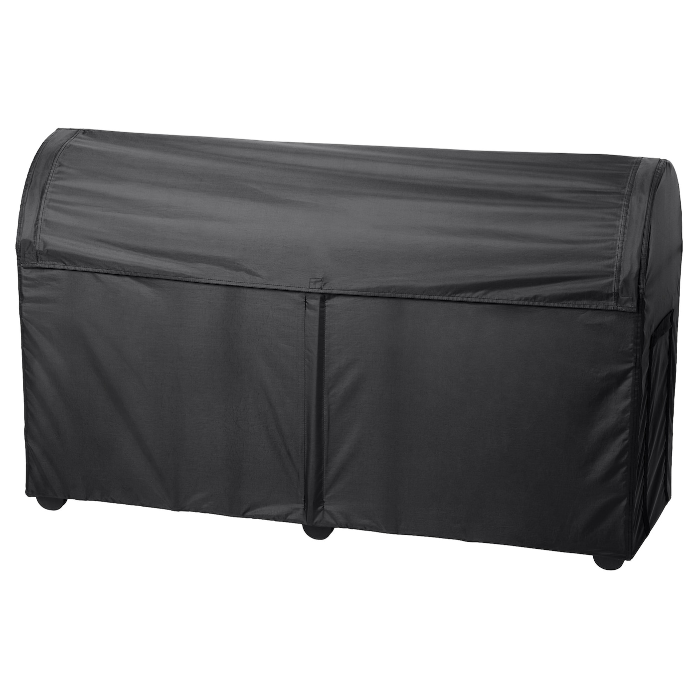 IKEA TOSTERÖ skrzynia do przechowywania, ogr, czarny, 129x44x79 cm