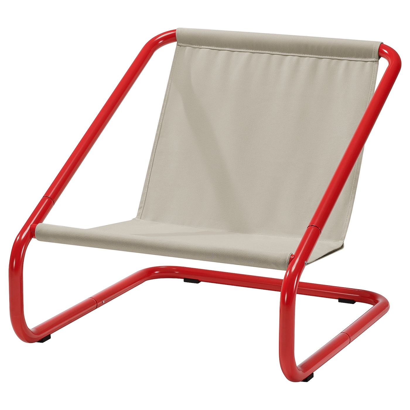 IKEA ÖNNESTAD rama fotela, czerwony, Głębokość: 76 cm