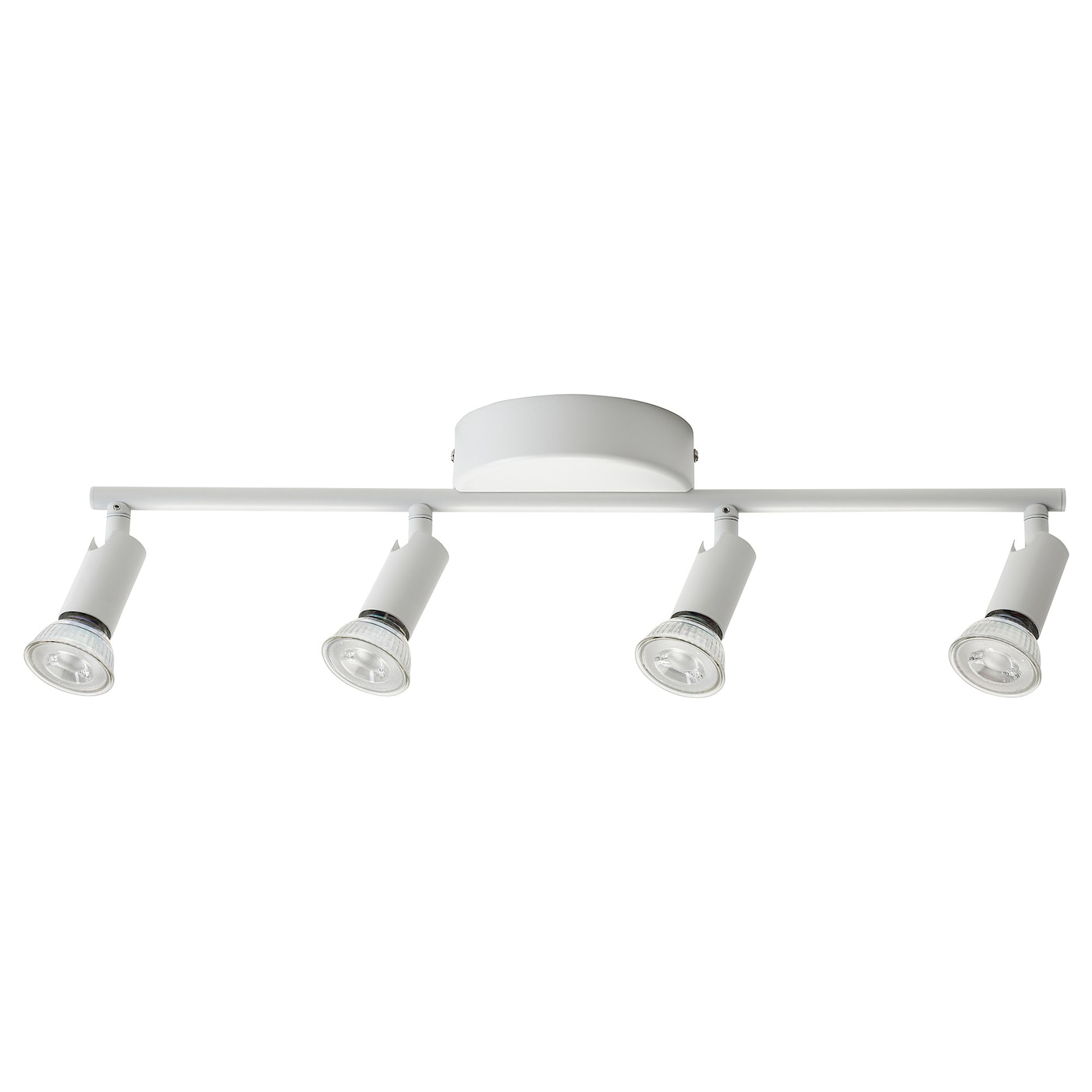 IKEA KRUSNATE oświetlenie sufitowe/4 reflektory, biały, Średnica: 13 cm