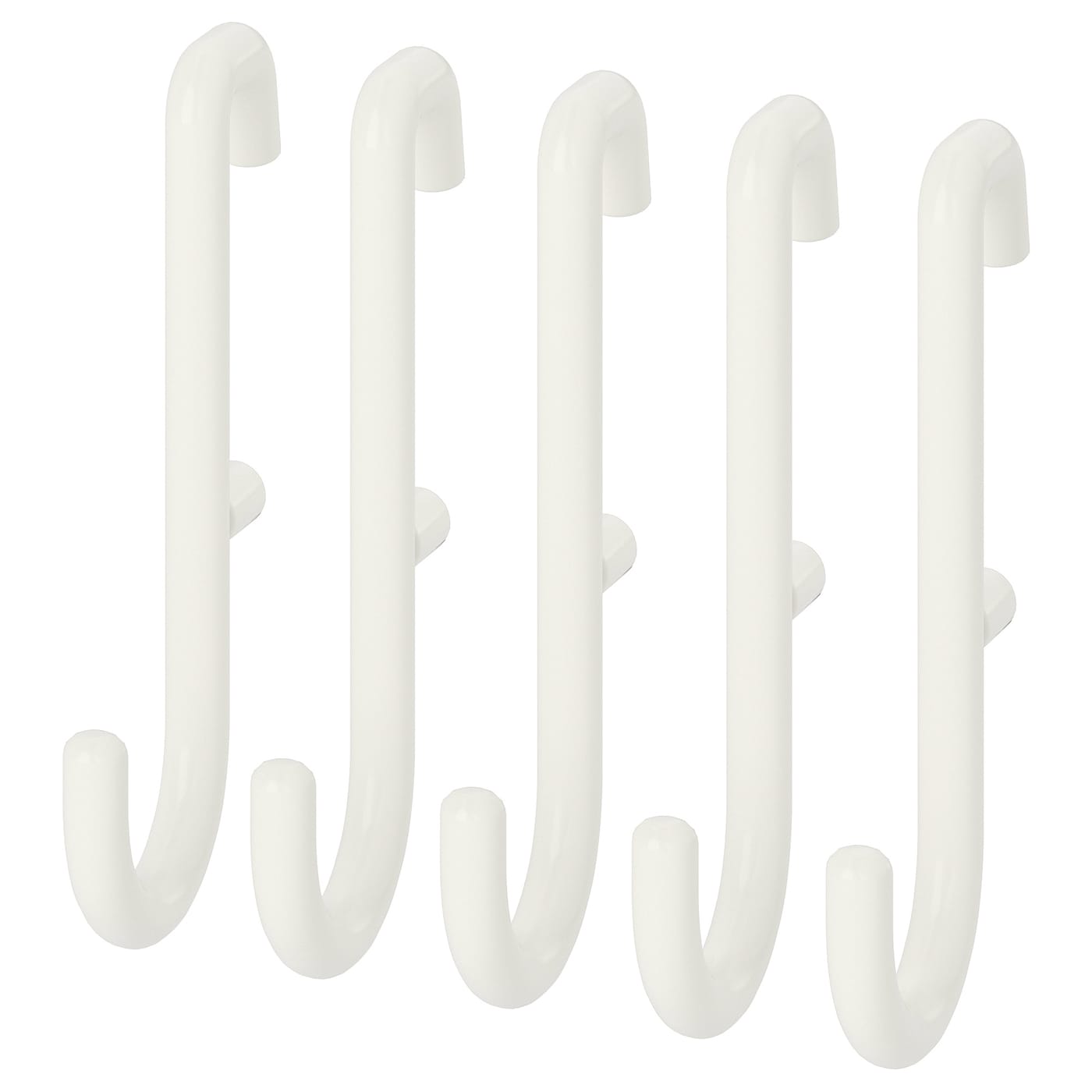 IKEA SKÅDIS haczyk, biały, Głębokość: 2.5 cm