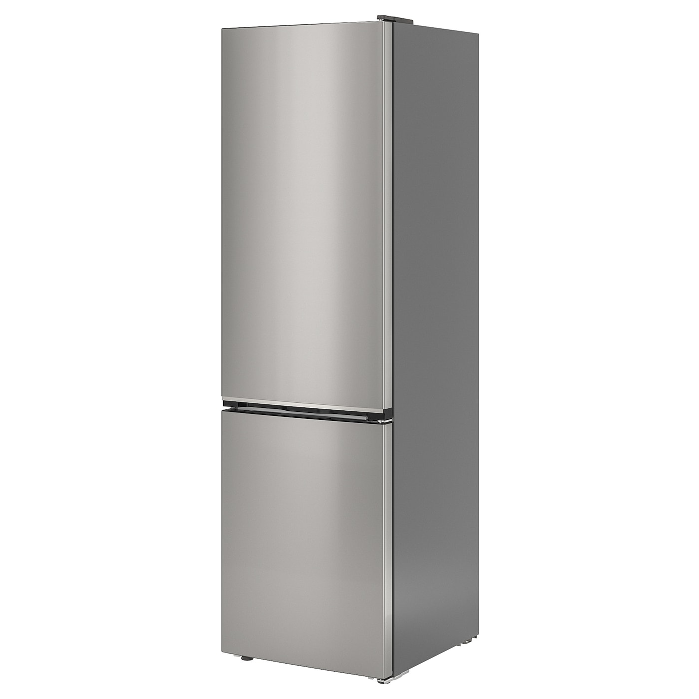 IKEA MÖLNÅS lodówka/zamrażarka, IKEA 700 wolnostojące/stalowy, 249/106 l