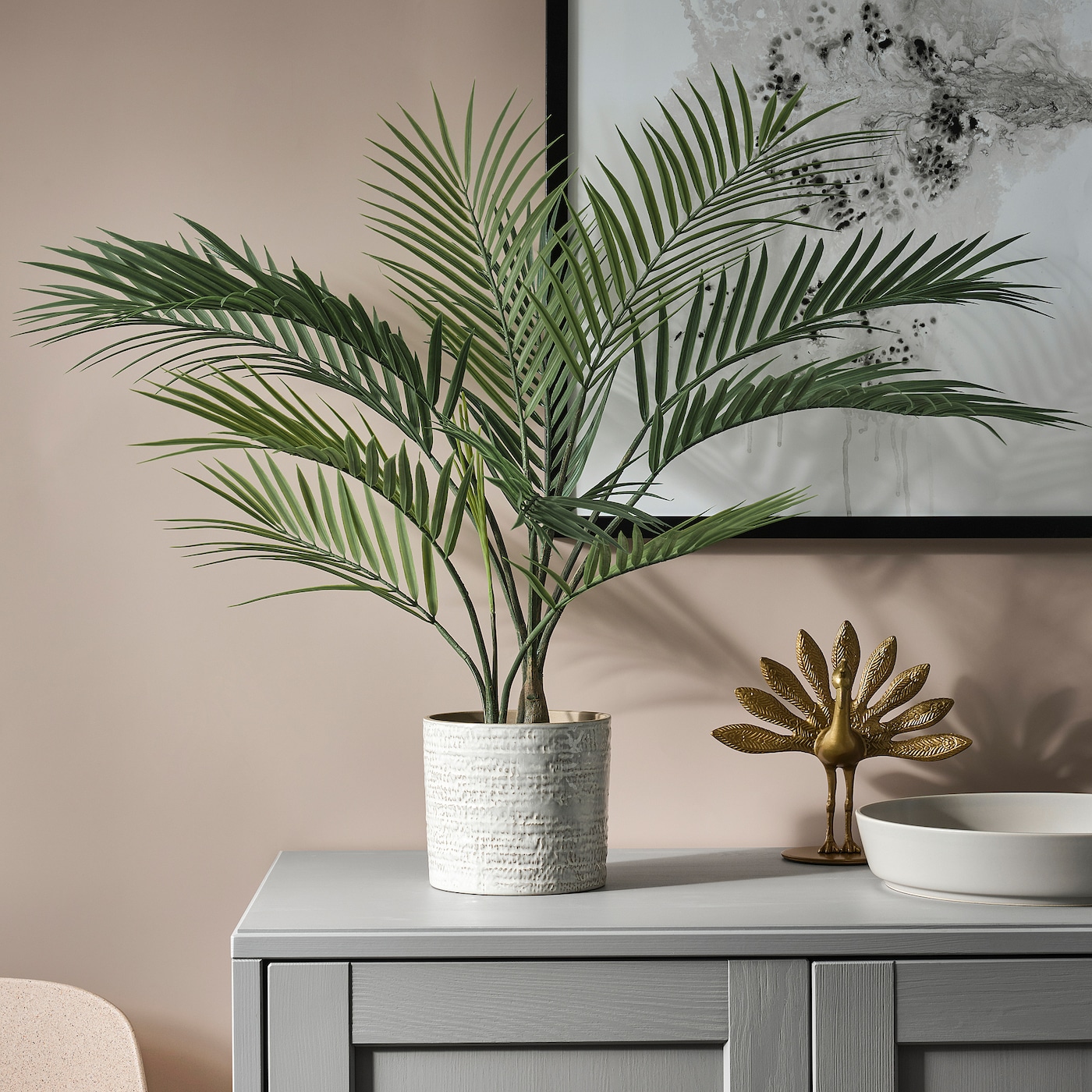IKEA FEJKA sztuczna roślina doniczkowa, do wewnątrz/na zewnątrz Palma Areka, 12 cm