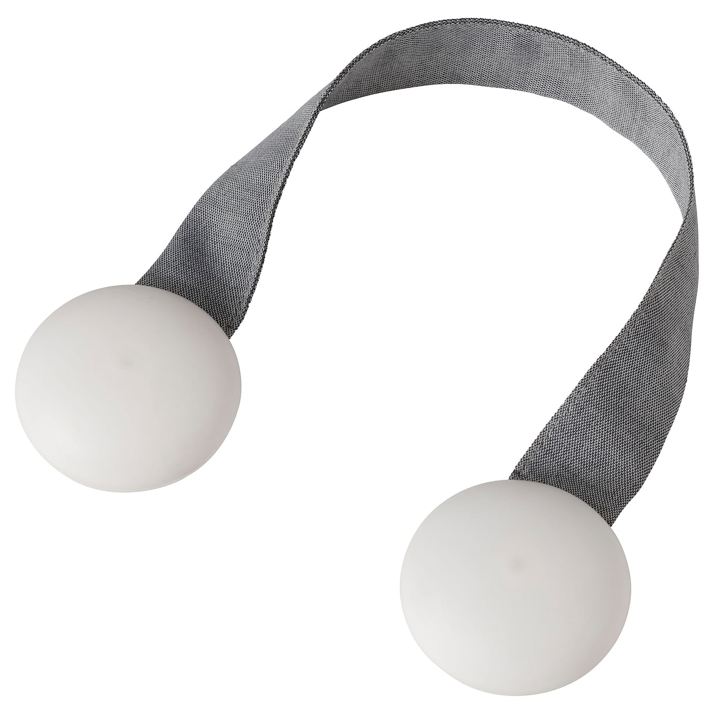 IKEA BERGKLEMATIS magnetyczna opaska do zasłon, szary, Ilość w opakowaniu: 1 szt.