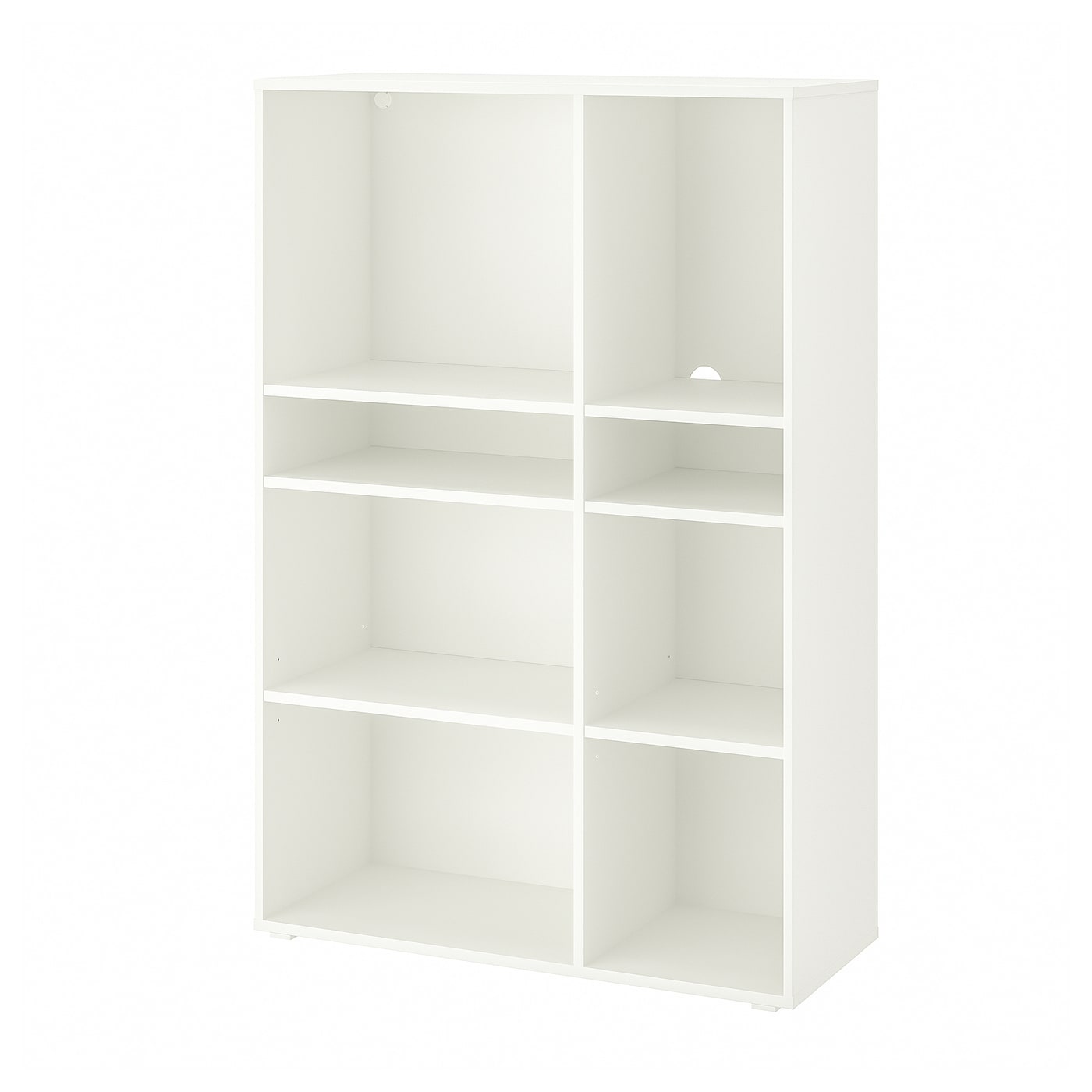 IKEA VIHALS regał 6 półek, biały, 95x37x140 cm