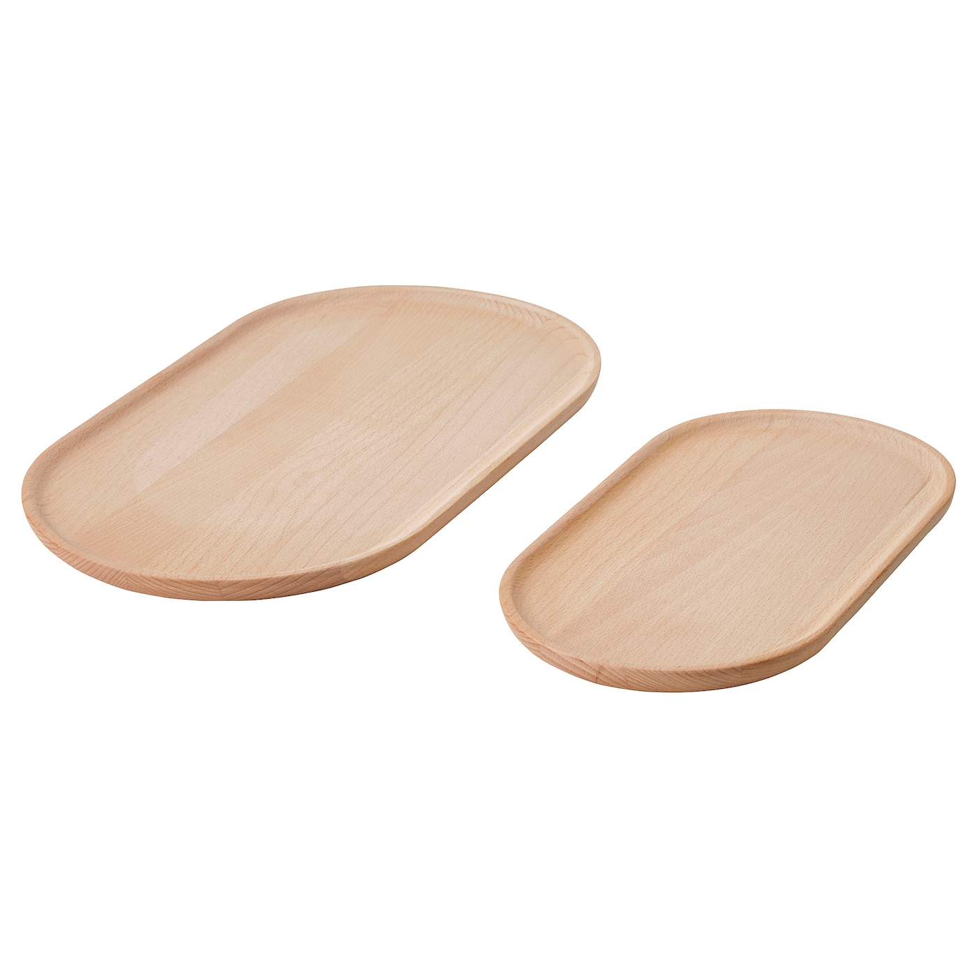 IKEA SMÖRLING taca, zestaw 2 szt, buk