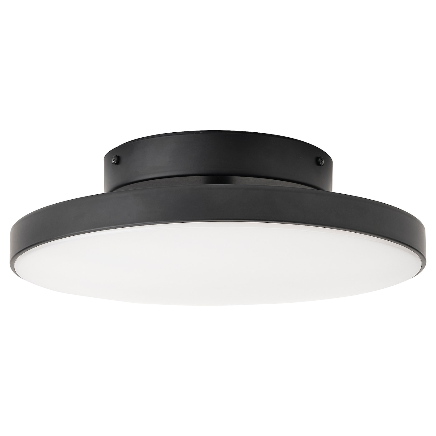 IKEA KABOMBA lampa sufitowa LED, Matowy/czarny, 36 cm