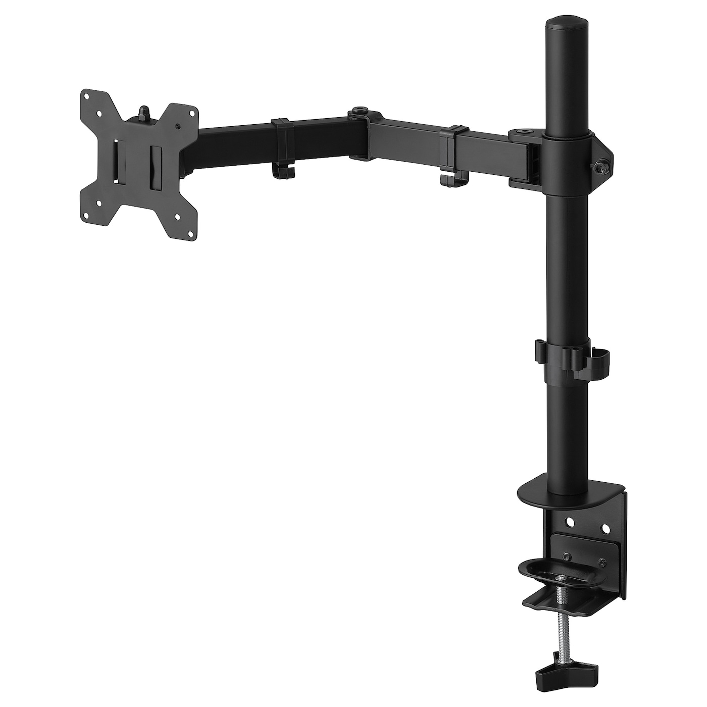 IKEA STUBBERGET uchwyt na monitor, czarny, Maks. wielkość ekranu: 23 "
