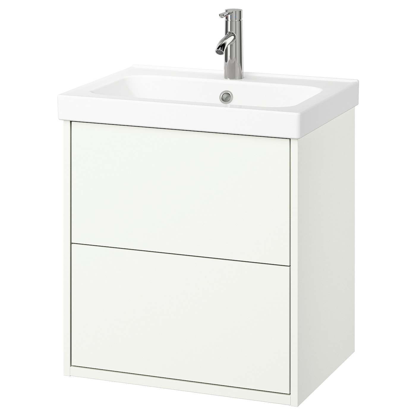 IKEA HAVBÄCK / ORRSJÖN szaf umyw z szufladami/umyw/bateria, biały, 62x49x69 cm