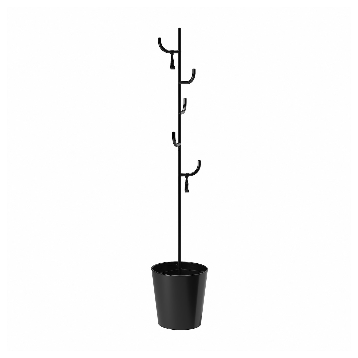 IKEA ÄLGANÄS wieszak stojący, czarny, 173x33 cm