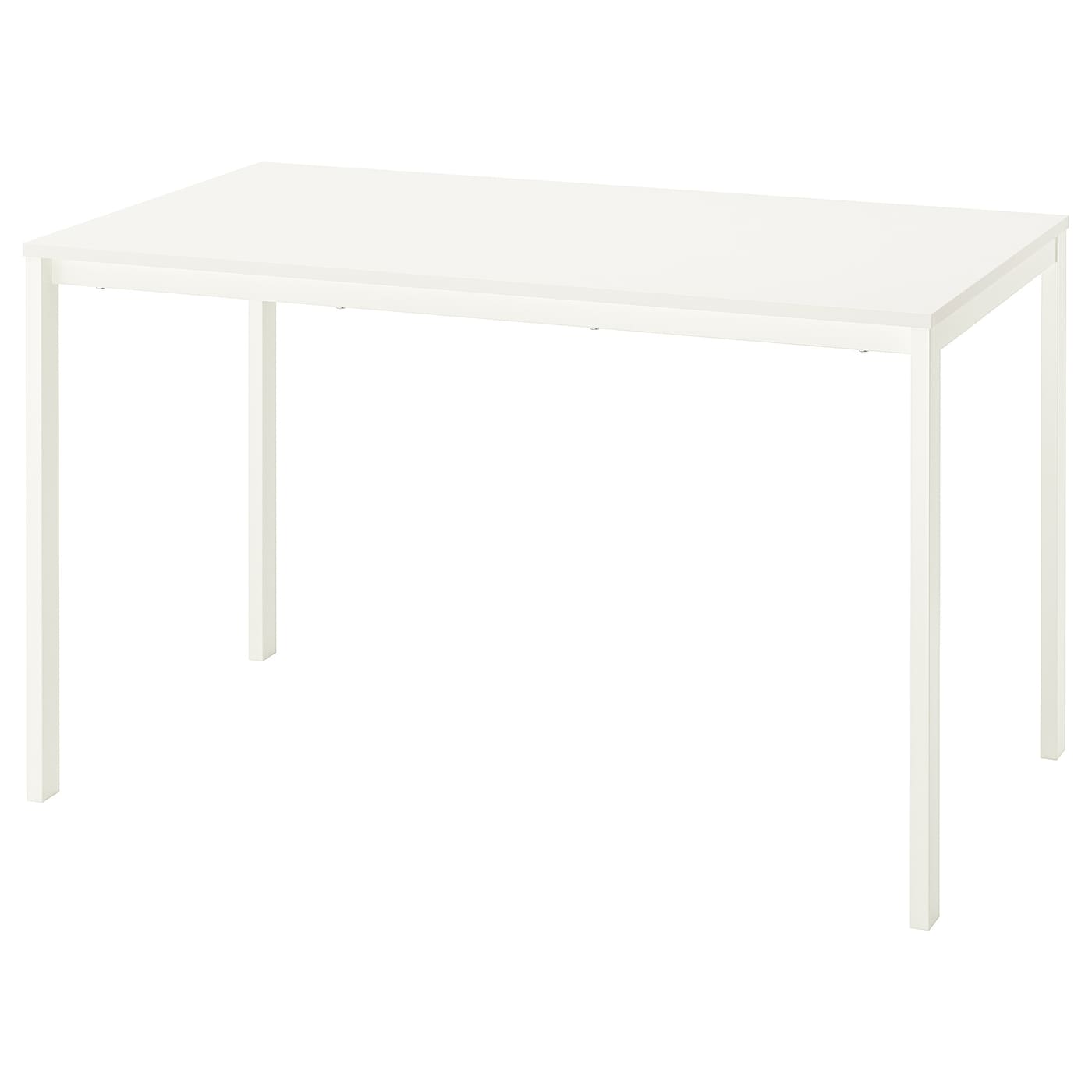 IKEA VIHALS stół, biały/biały, 125x74 cm