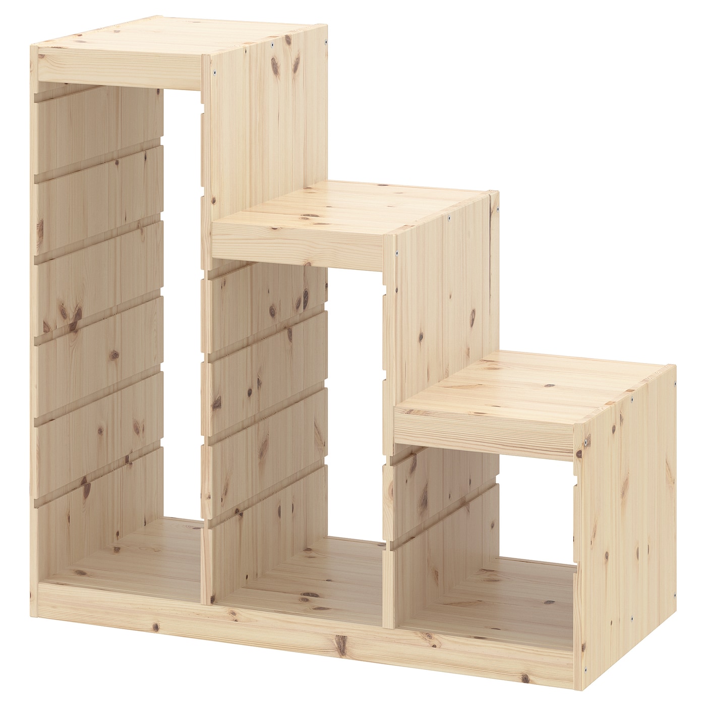 IKEA TROFAST rama, jasna sosna bejcowana na biało, 94x44x91 cm