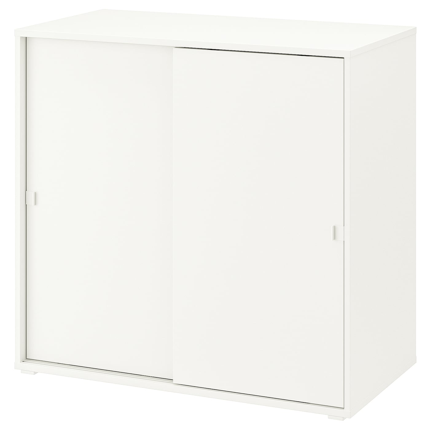 IKEA VIHALS szafka z drzwiami przesuwnymi, biały, 95x47x90 cm