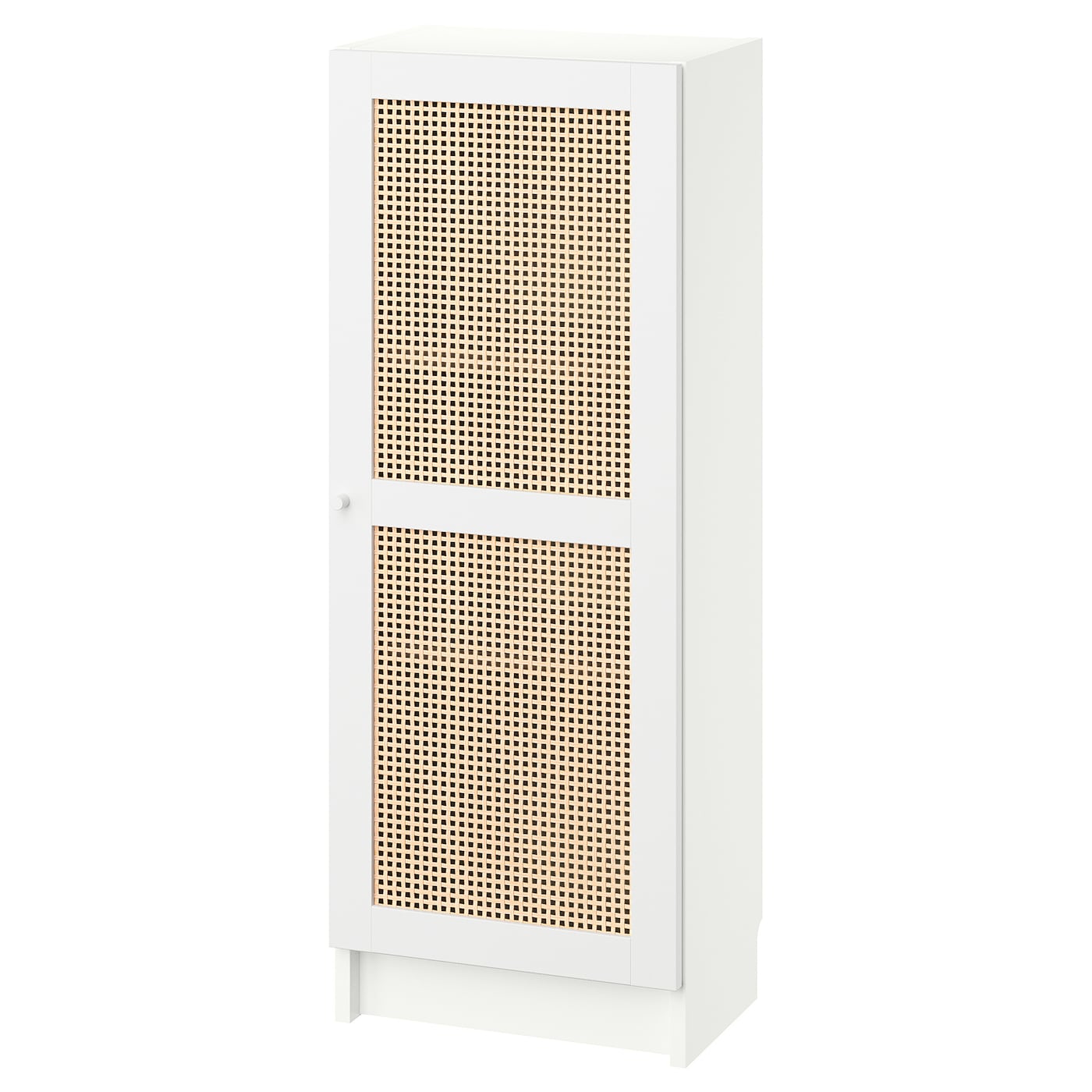 IKEA BILLY / HÖGADAL regał z drzwiami, biały, 40x30x106 cm