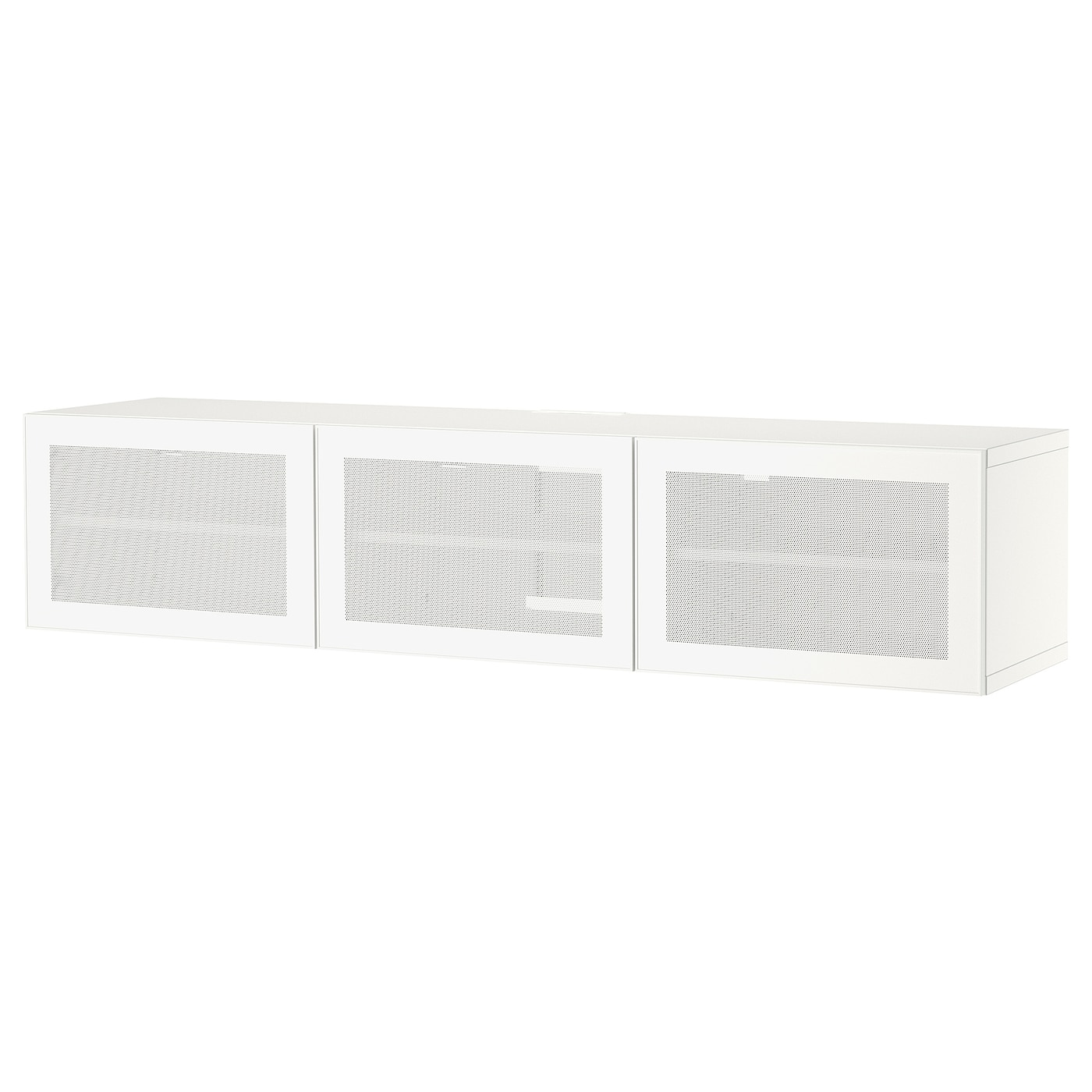 IKEA BESTÅ ława TV z drzwiami, biały/Mörtviken biały, 180x42x38 cm