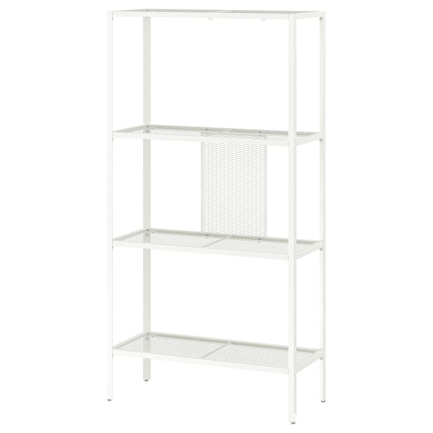 IKEA BAGGEBO regał, metal/biały, 60x25x116 cm