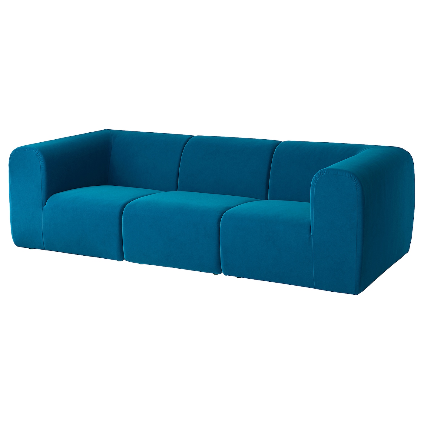 IKEA STOCKHOLM 2025 sofa 3-osobowa, Alhamn ciemnoturkusowy, Podłokietnik szerokość: 32 cm