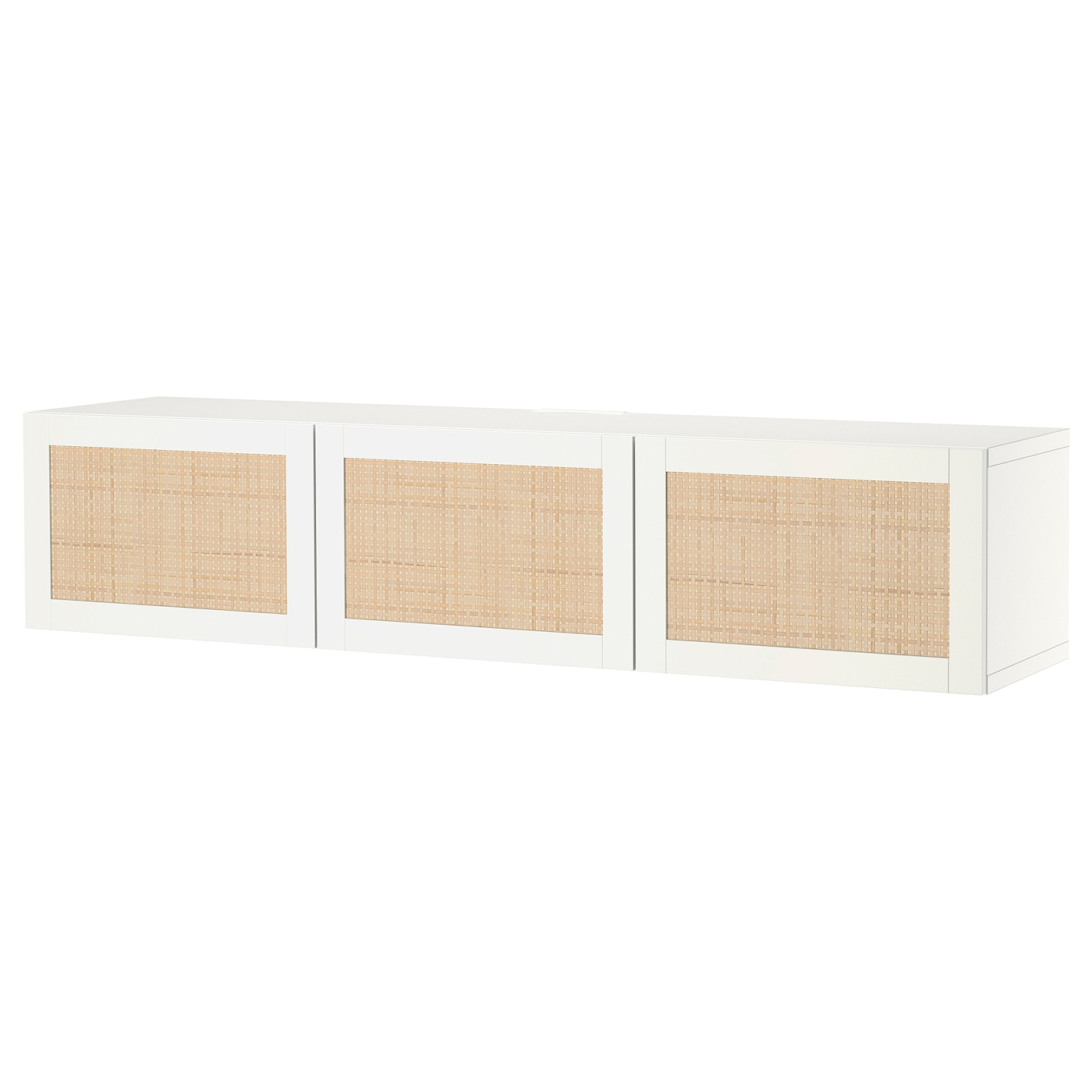 IKEA BESTÅ ława TV z drzwiami, biały/Studsviken biały, 180x42x38 cm