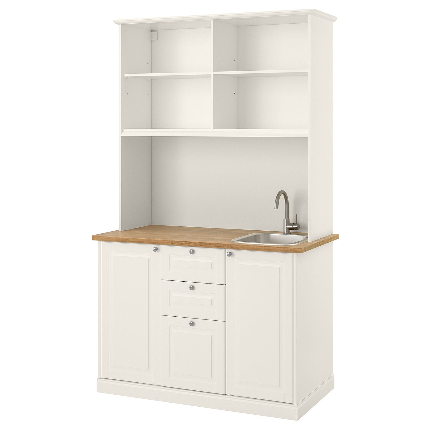 IKEA ÖNNERUP mini kuchnia, kremowy, 130x64x219 cm