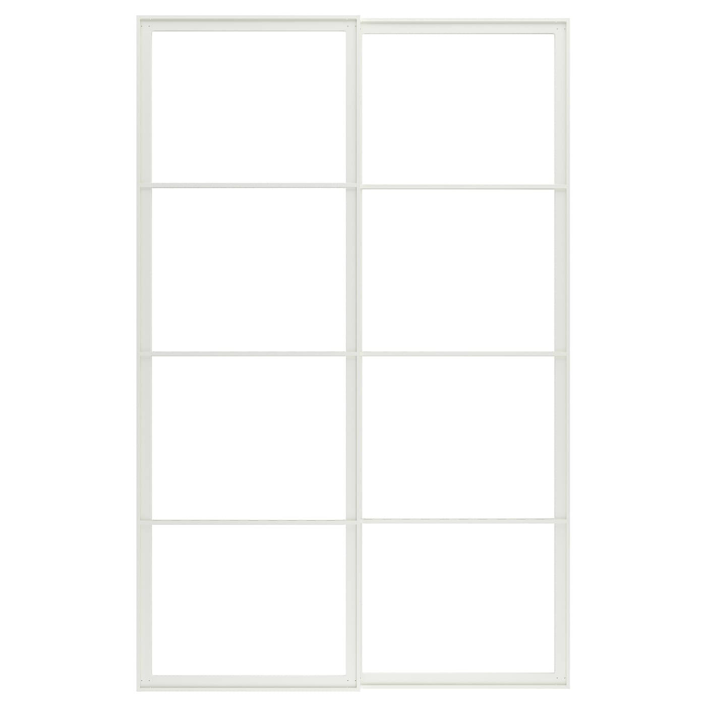 IKEA PAX obudowa drzwi przes. z prowadnicami, biały, 150x236 cm
