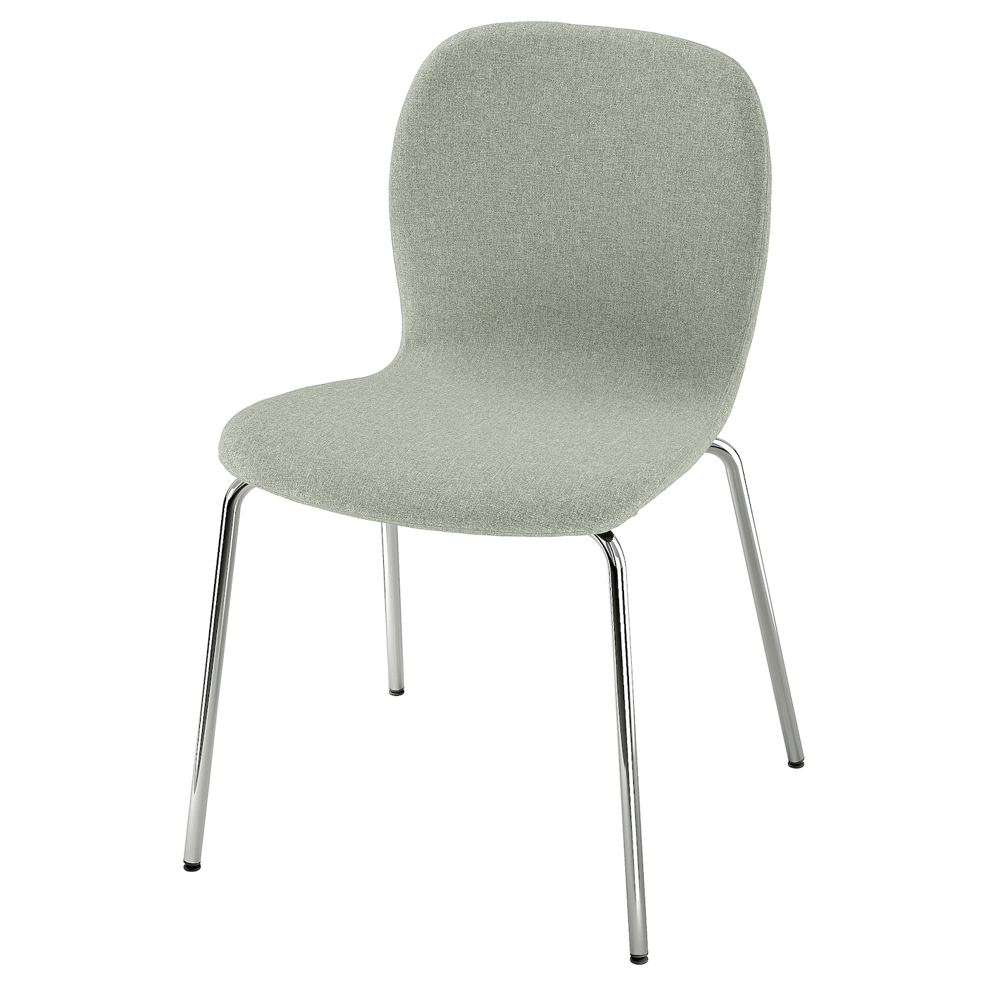 IKEA KARLPETTER krzesło, Gunnared jasnozielony/Sefast chrom, Przetestowano dla: 110 kg