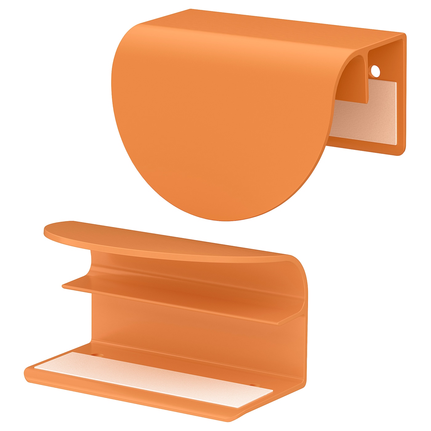 IKEA LATMASK uchwyt zaciskany, pomarańczowy, 60 mm 2 szt.