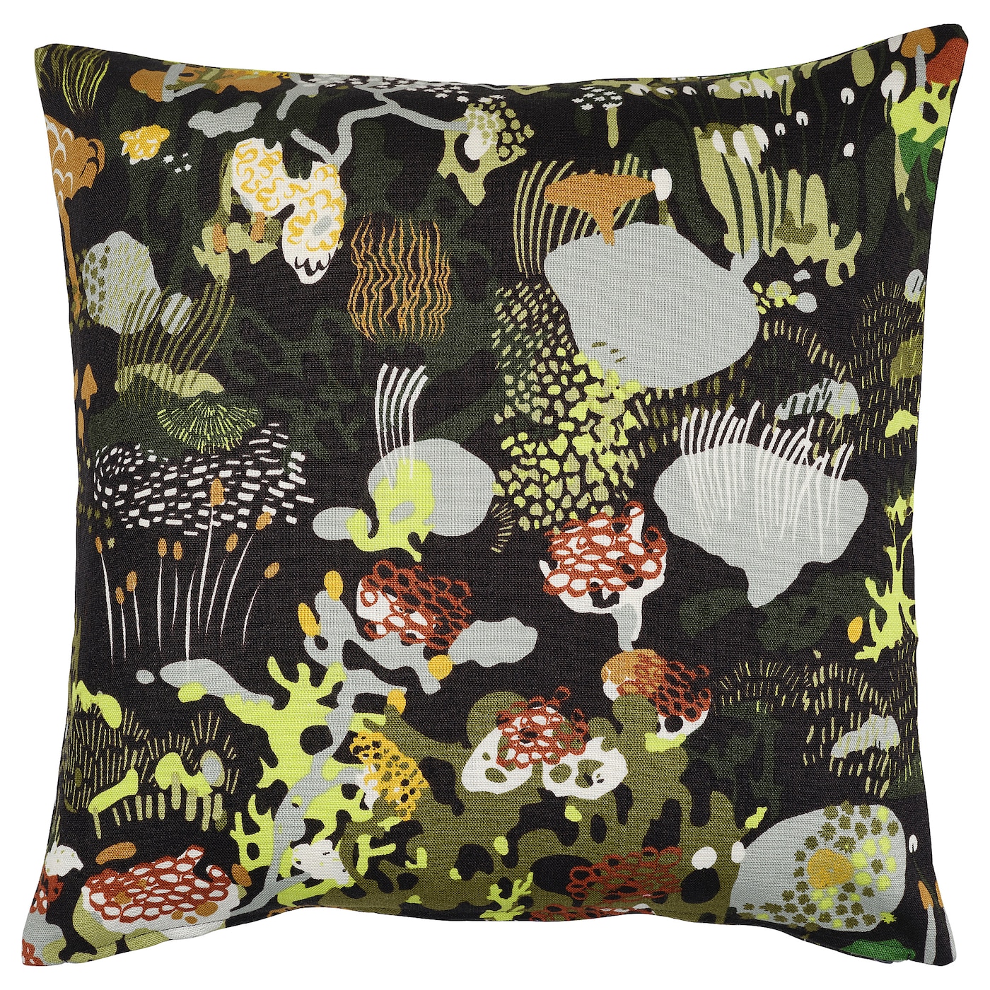 IKEA STOCKHOLM 2025 poszewka, czarny/wielobarwny, 50x50 cm