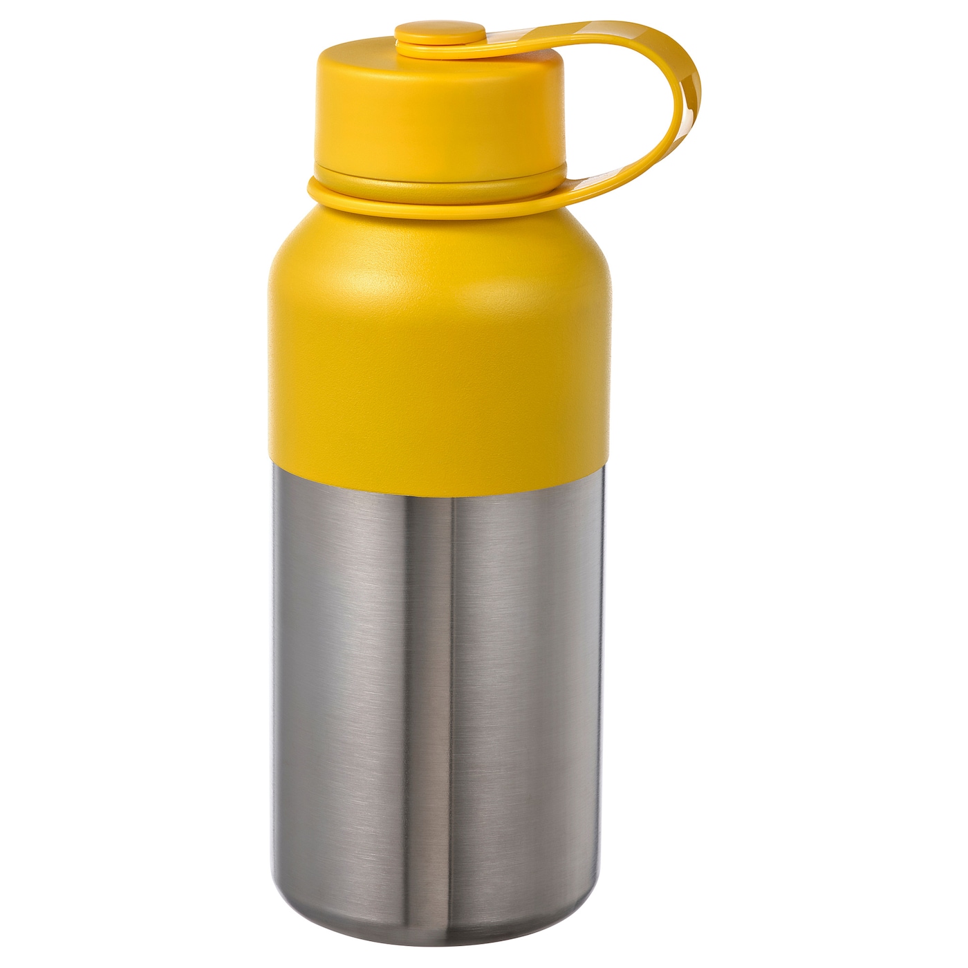IKEA HETLEVRAD termos, stal nierdz/żółty, 0.5 l