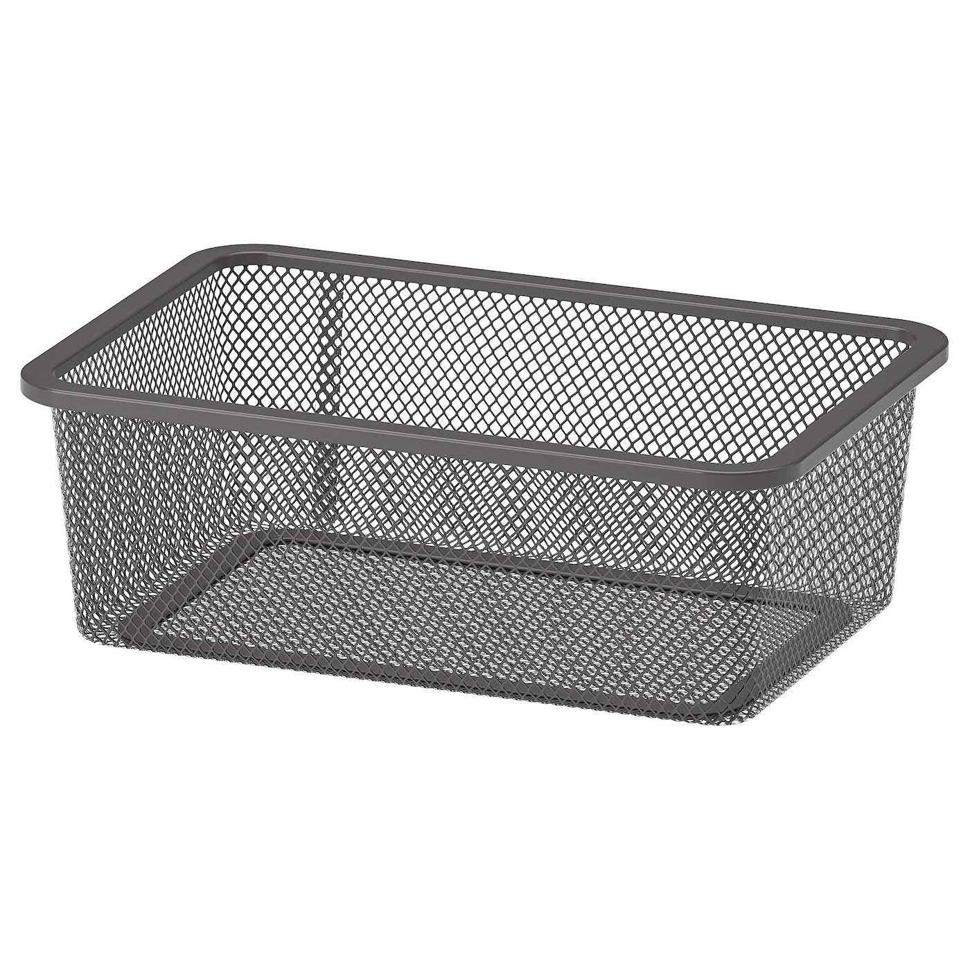 IKEA TROFAST pojemnik druciany, ciemnoszary, 20x30x10 cm