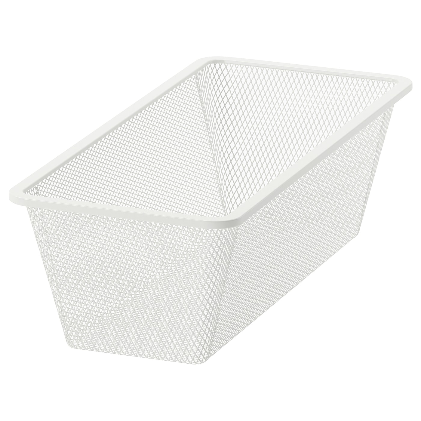 IKEA JONAXEL kosz siatka, biały, 25x51x15 cm