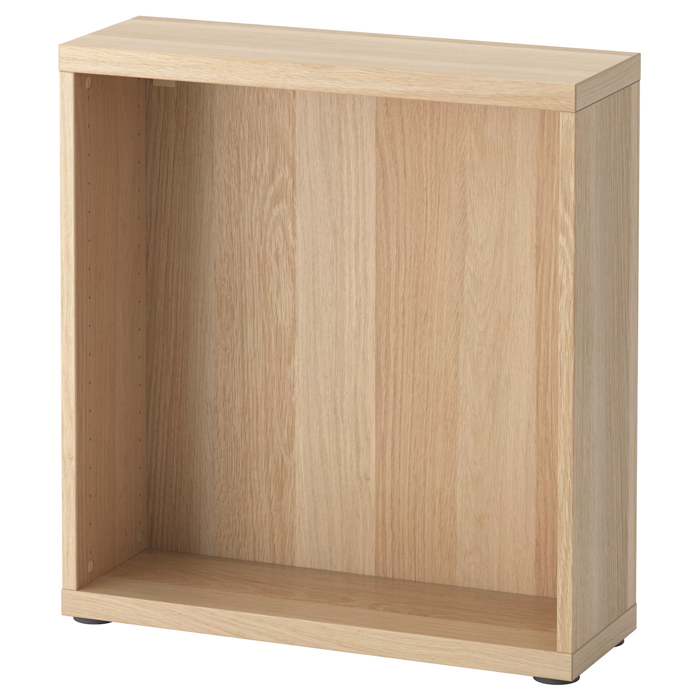 IKEA BESTÅ obudowa, imitacja dębu bejcowanego na biało, 60x20x64 cm