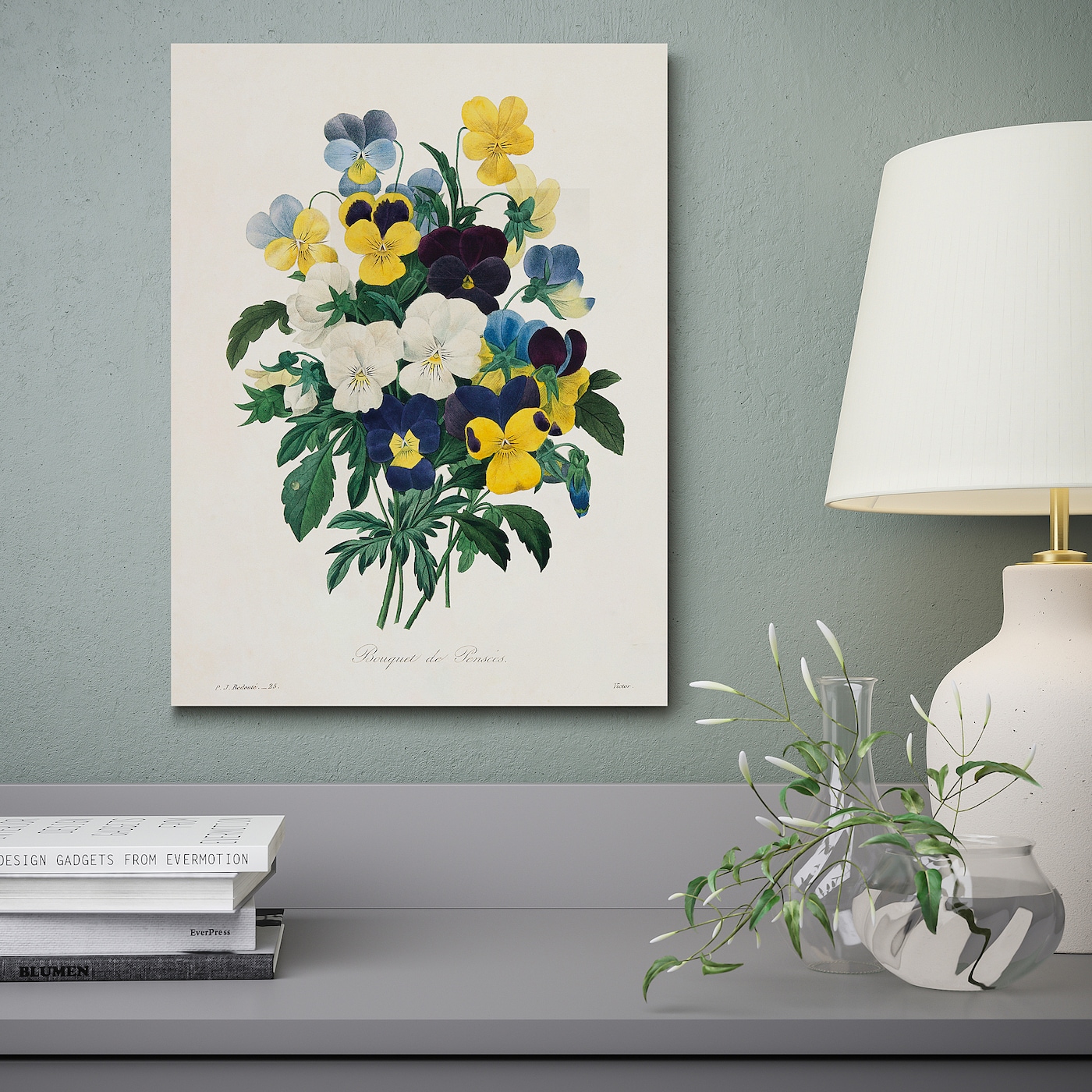 IKEA PJÄTTERYD obraz, Kwiaty, 30x40 cm