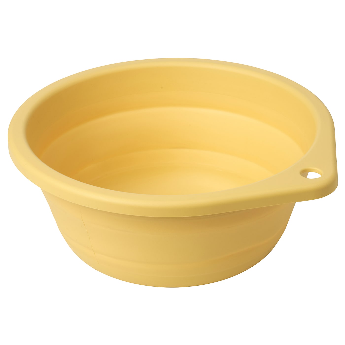 IKEA PEPPRIG miska do prania, składany/żółty, 27 cm