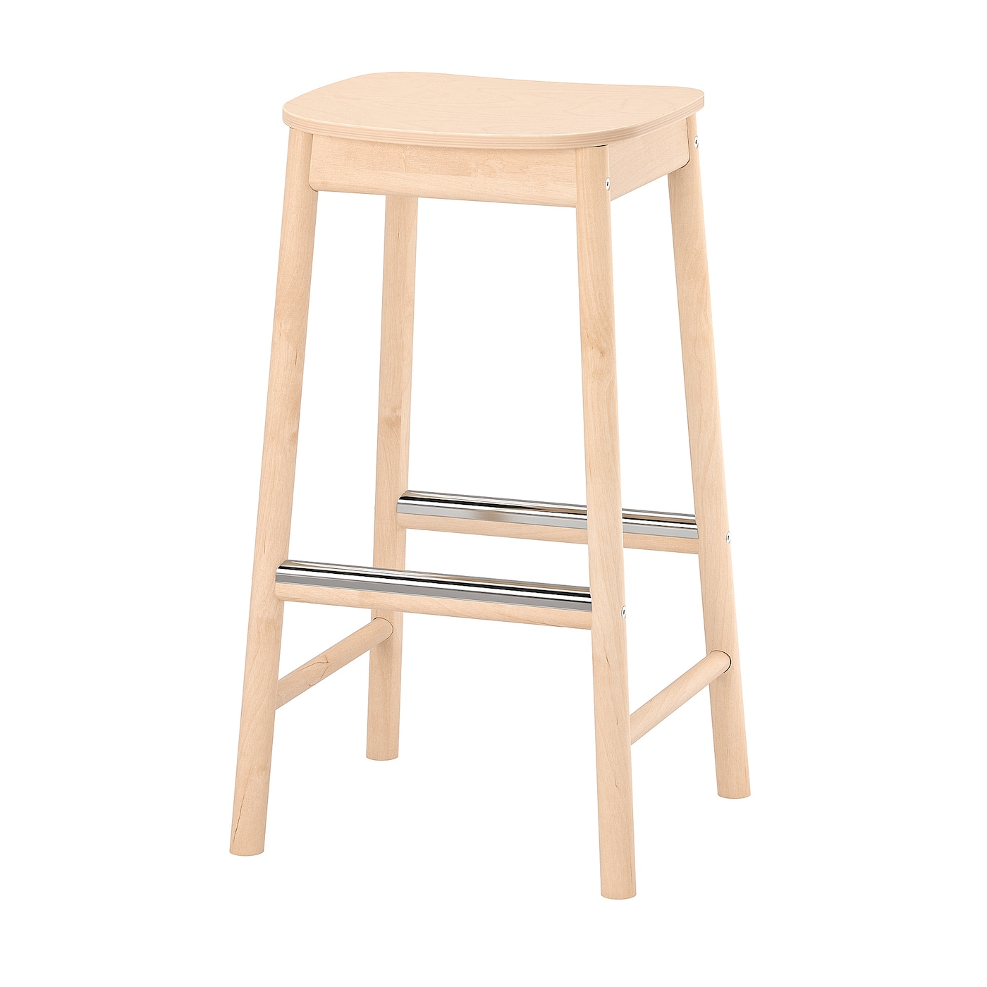 IKEA RÖNNINGE stołek barowy, brzoza, 75 cm