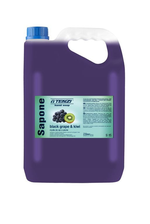 Sapone Black Grape & Kiwi 0,5L mydło w płynie TENZI