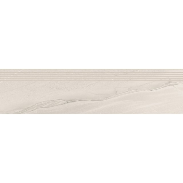 Gres szkliwiony stopnica GEMSTONE white lappato 29,8x119,8 gat. I
