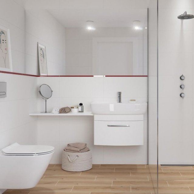 Płytka ścienna BIANCA white glossy 29,8x59,8 #057 gat. I Cersanit