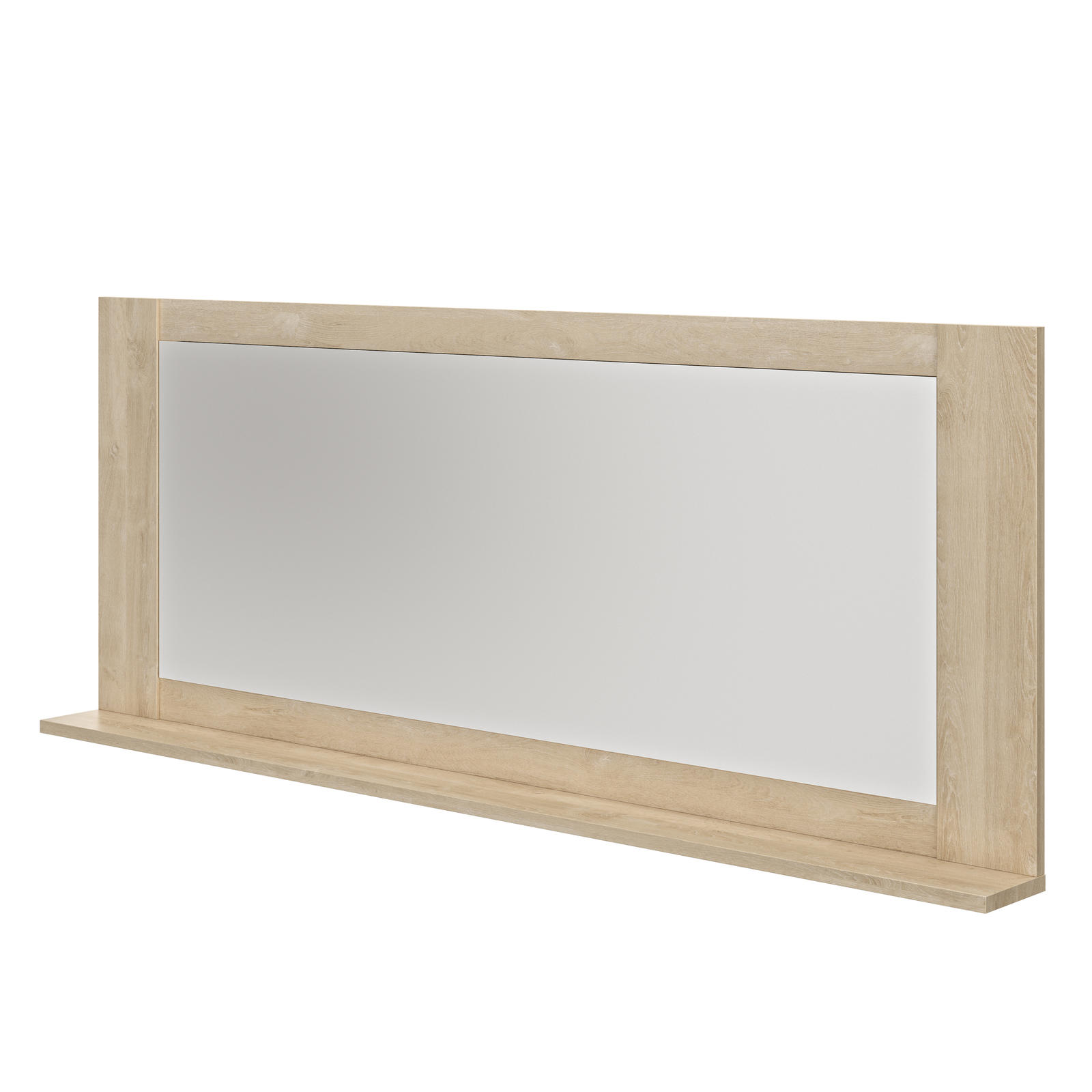 Lustro z półką Dąb Boston blond