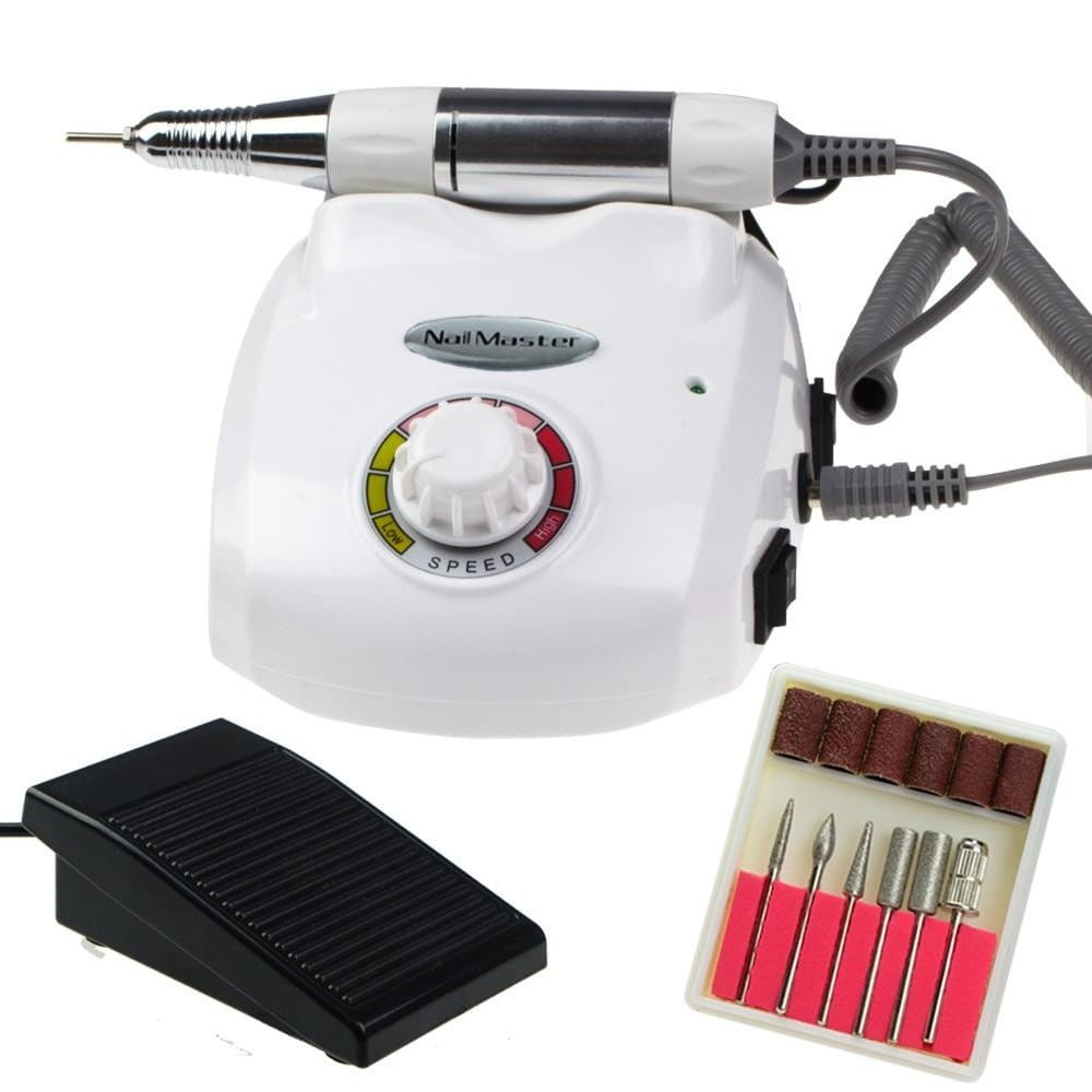 Frezarka do paznokci 40W manicure i pedicure biała white Nail Master DM208