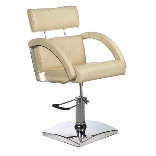 Bs fotel fryzjerski dino kremowy br 3920