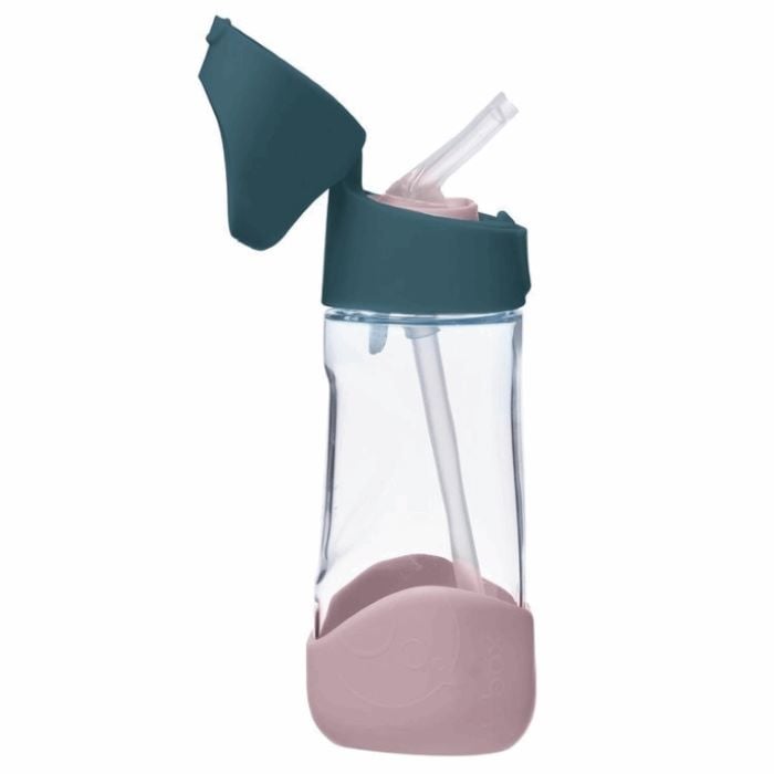 B.Box - Bidon tritanowy ze słomką 450 ml-Indigo Rose